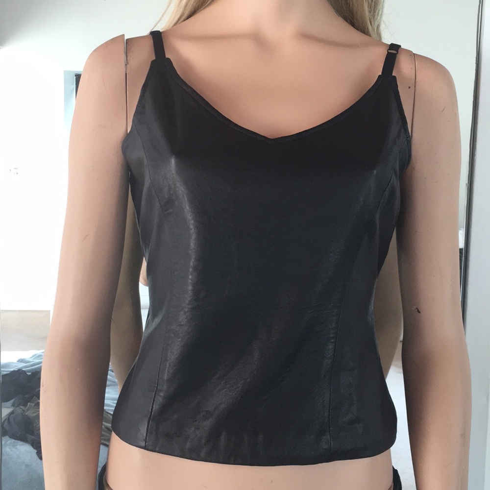 COPY - Great Lobi Genuine Black Leather Tank